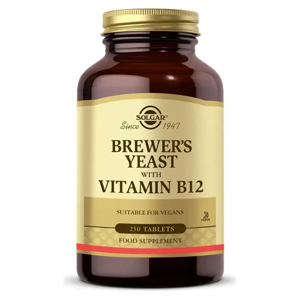 Solgar Brewer's Yeast with Vitamin B12 250 Tablet - Görsel 4