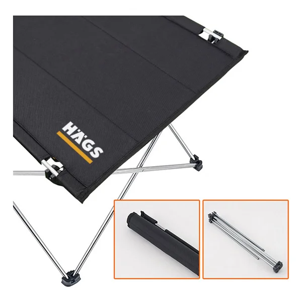 Haegs Ultralight 60x44 cm Kumaş Katlanır Kamp Masası - Görsel 10