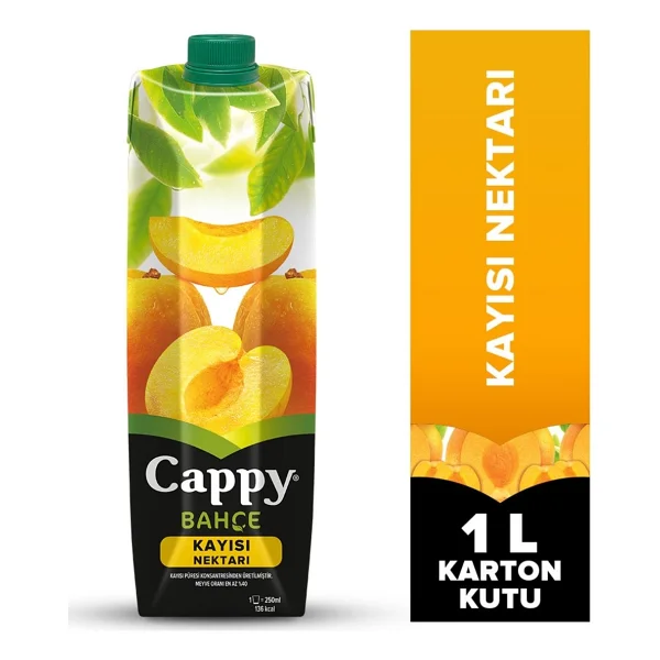Cappy Bahçe Kayısı Nektarı 1 lt - Görsel 2