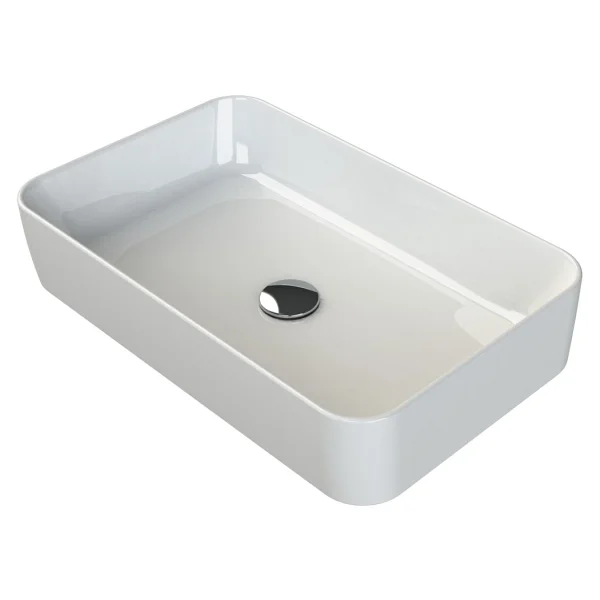 Turkuaz Seramik Hera 60x38 cm Tezgah Üstü Lavabo - Görsel 2