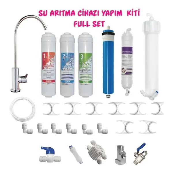 Su Arıtma Cihazı Yapım Seti - Full Set- Su Arıtma Yapım Kiti - Görsel 5