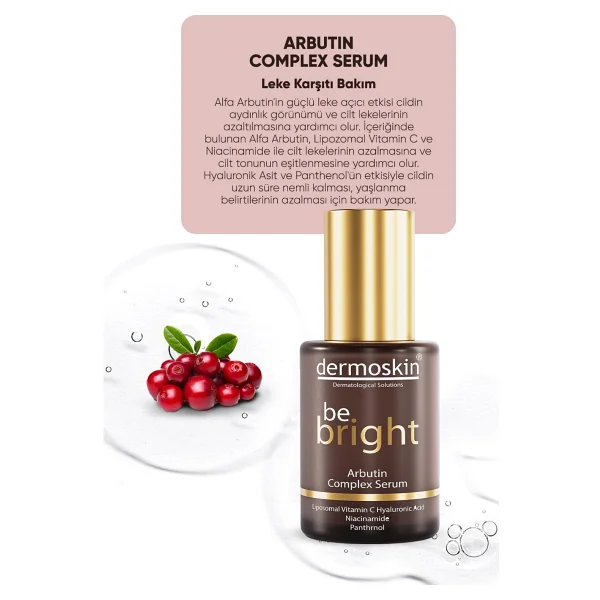 Dermoskin Be Bright Arbutin Complex Serum 30 ml - Görsel 4