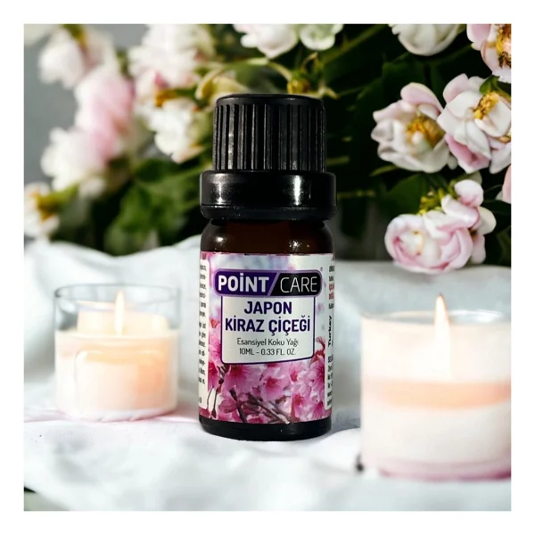 AY MAGNET Point Care Japon Kiraz Çiçeği Kokulu Mum Esansı 10ML , Mum Koku Soya Wax Esansı (1 Adet) - Görsel 2