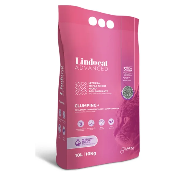 Lindo Cat Advanced Clumping + Bebek Pudralı 10 lt Kedi Kumu - Görsel 4