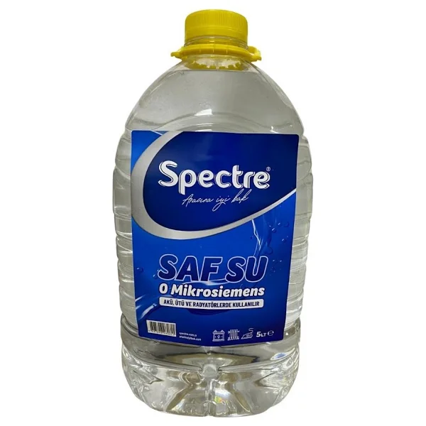 SPECTRE Distile Saf Su 5 Litre Ütü-akü-antifriz Tamamlama Suyu - Görsel 3