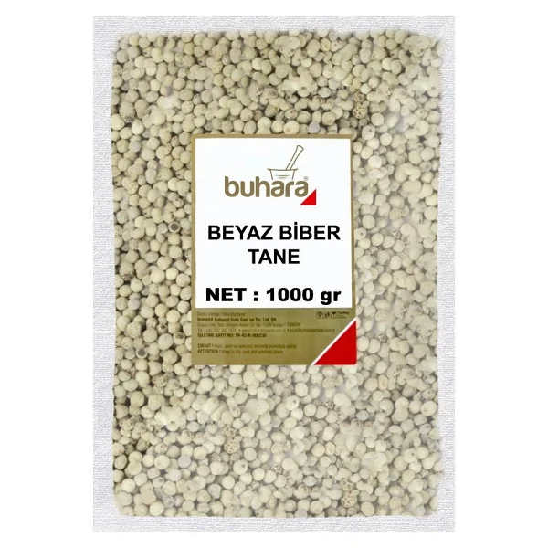 Buhara Baharat Beyaz Tane Biber 1 kg - Görsel 2