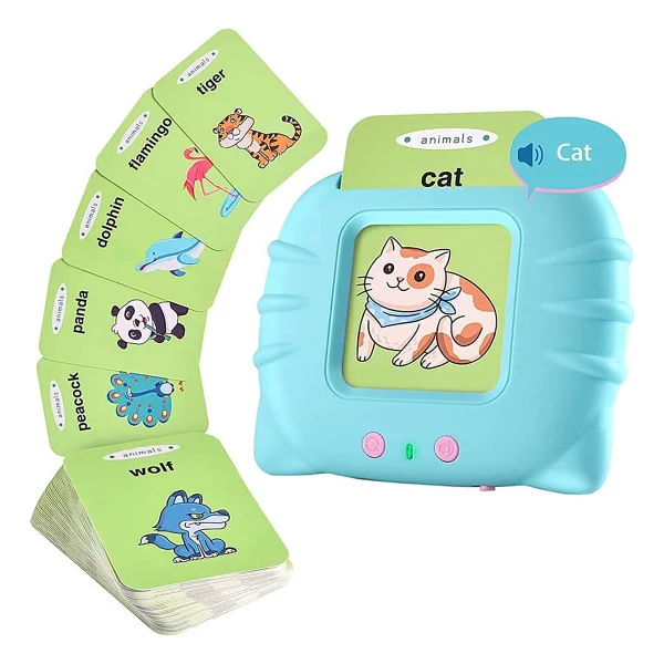 Learning Fun 224 Adet Flash Kart Şarjlı Sesli Eğitici Okul Öncesi Eğitim Dil Oyuncağı Ingilizce - Pembe - Görsel 5