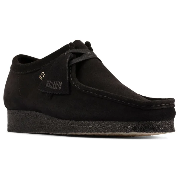 Clarks Süet Siyah Kadın Düz Ayakkabı 26155522 - Görsel 2