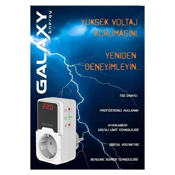 Galaxy Energy S 220 Kablosuz Akım Korumalı Priz - Görsel 4