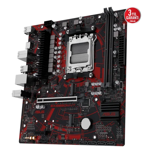 Asus Ex-B650M-V7 2xDDR5 VGA+HDMI 2xM.2 AM5 Anakart - Görsel 4