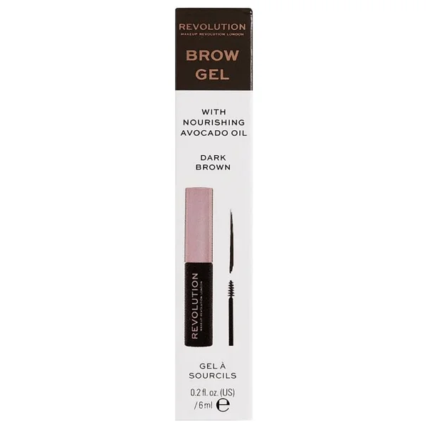 Revolution Brow Gel Dark Brown Kaş Jeli - Görsel 4