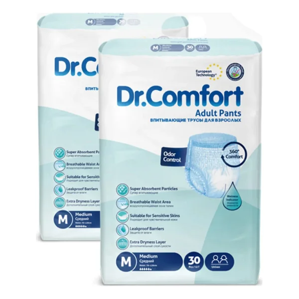 Dr.Comfort Emici Külot Orta Boy M 30'lu 2 Adet Hasta Bezi - Görsel 2