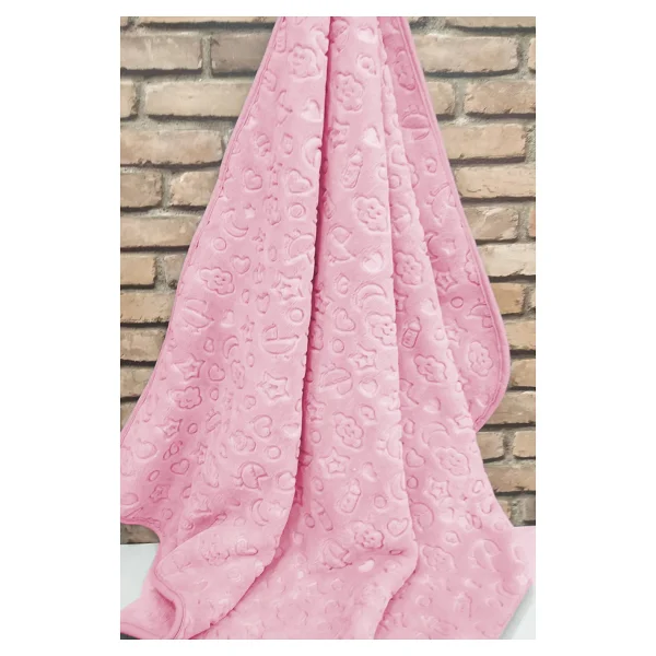 Özdilek Bebek Battaniyesi Yeni Desen - Pembe - Görsel 2