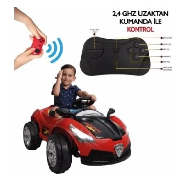 UJ Toys Thunder 12 V Akülü Araba - Görsel 5