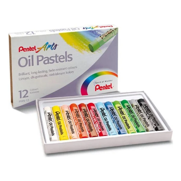 Pentel Arts 12'li Yağlı Pastel Boya - Görsel 5