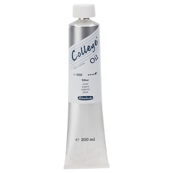 Schmincke College 200 ml 800 Silver Yağlı Boya - Görsel 2