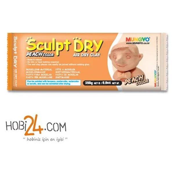 Mungyo Sculpt Dry 250Gr. Ten Rengi Seramik Hamuru - Görsel 2