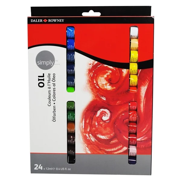 Daler-Rowney Simply 12 ml 24 Renk Yağlı Boya - Görsel 2