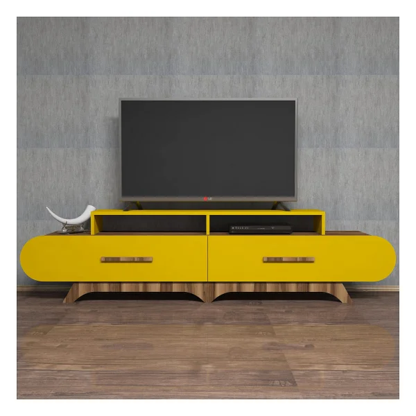 Variant Flora Ceviz-Sarı TV Ünitesi - Görsel 6