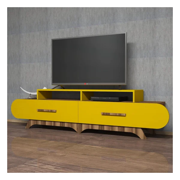 Variant Flora Ceviz-Sarı TV Ünitesi - Görsel 2