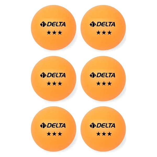 Delta Pinpon Topu 6 Adet Turuncu Cpt 294 / Masa Tenisi Topu - Görsel 6