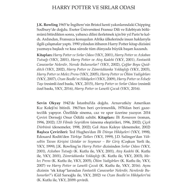 Harry Potter ve Sırlar Odası 2. Kitap - J.K.Rowling - Görsel 4