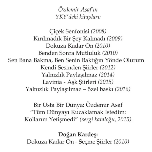 Dokuza Kadar On - Özdemir Asaf - Görsel 8
