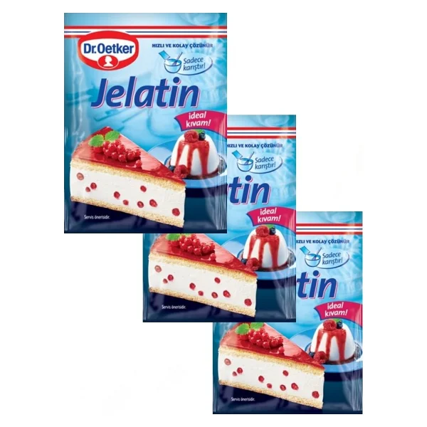 Dr. Oetker Jelatin 6 gr X 3 Adet - Görsel 2