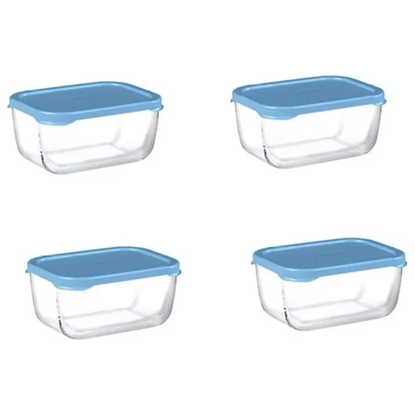 Paşabahçe Snowbox 53733 4'lü 420 ml Cam Saklama Kabı - Görsel 2