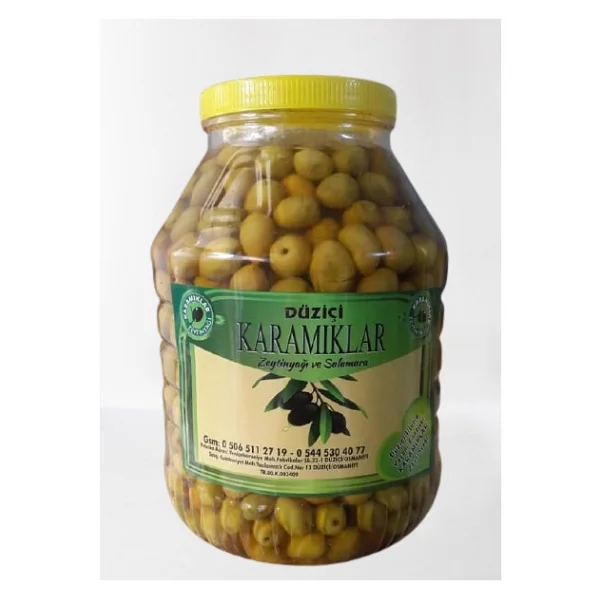 KARAMIKLAR ZEYTİNYAĞI 5 Kg Yeşil Kırma Zeytin - Görsel 2