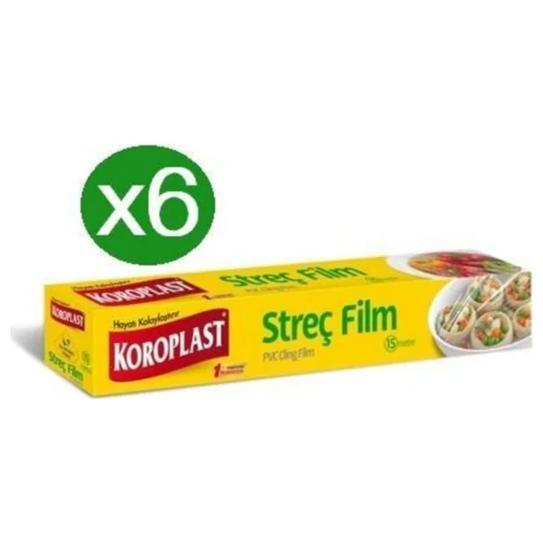 Koroplast Streç Film 100 mt 6'lı - Görsel 2
