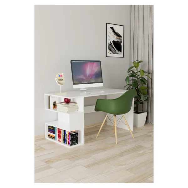 Evdemo Leo 50x120 cm Kitaplıklı Çalışma Masası - Görsel 2