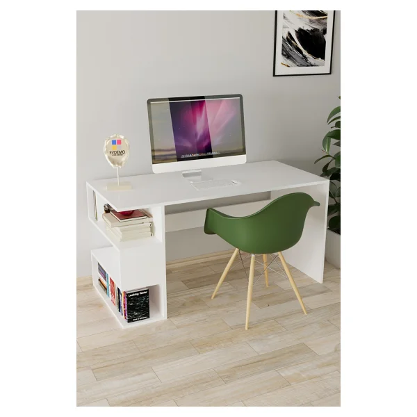 Evdemo Leo 50x120 cm Kitaplıklı Çalışma Masası - Görsel 4