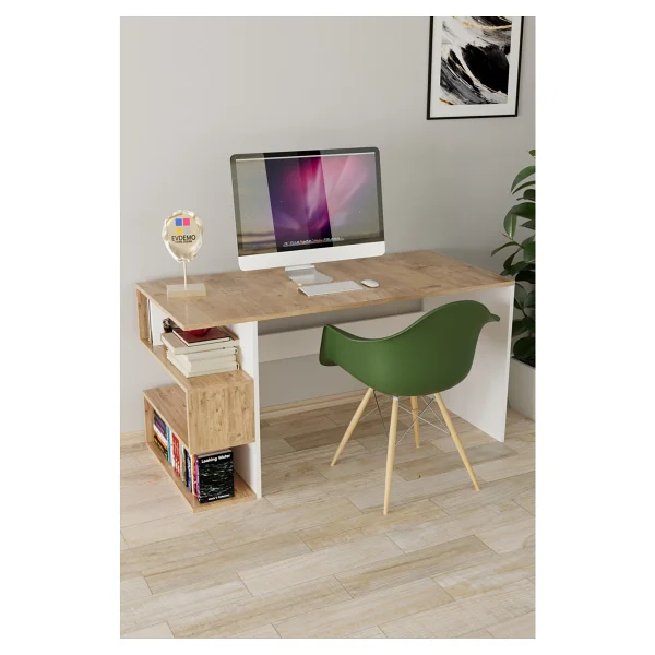 Evdemo Leo 50x120 cm Kitaplıklı Çalışma Masası - Görsel 7
