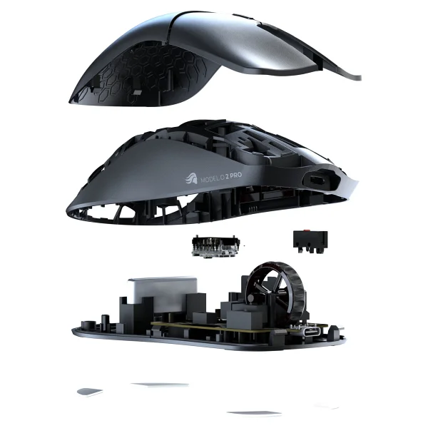 Glorious Model O 2 Pro 1K GLO-MS-POWV2-1K-B Şarjlı Optik Kablosuz Oyuncu Mouse - Görsel 5