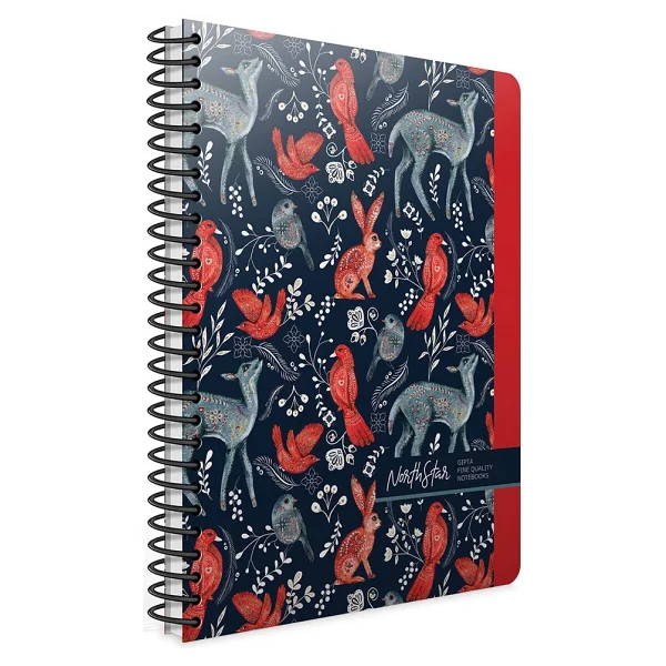 Gıpta North Star Spiralli Sert Kapak 17x24 120 Yaprak Çizgili Defter 5916 - Görsel 4