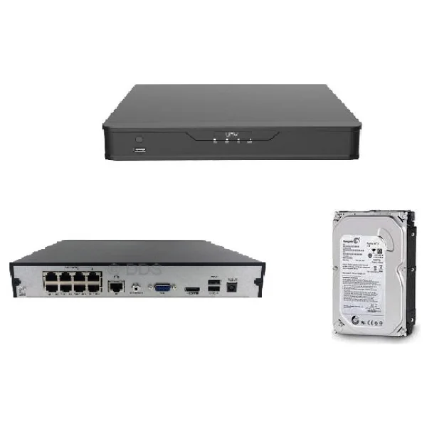 Uniview Unv 8 Kanal Poe Nvr Kayıt Cihazı - Görsel 2