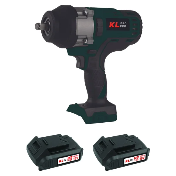 KLpro KLSS18BHX-20 Çift Akülü 2 Ah Somun Sıkma Makinesi - Görsel 3