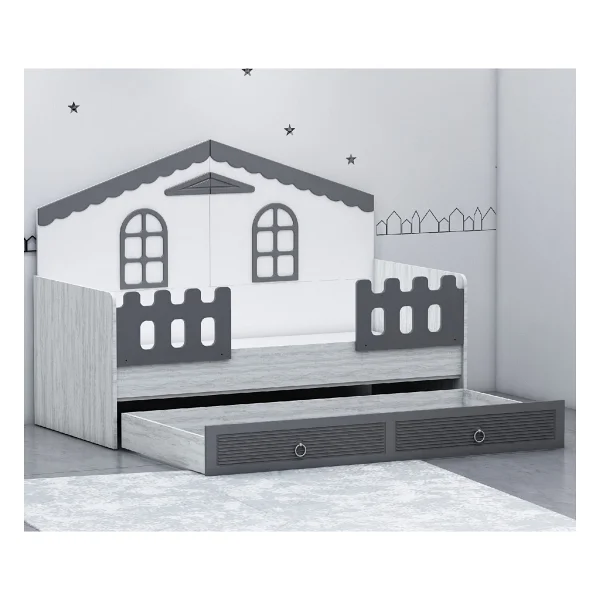 Garaj Home Tuana Membran Yavrulu Montessori Karyola + 2 Adet Yatak - Görsel 3