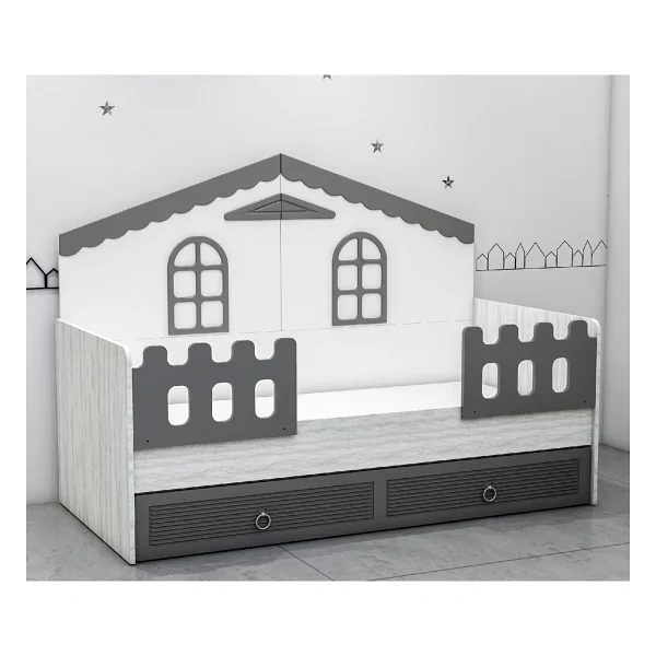 Garaj Home Tuana Membran Yavrulu Montessori Karyola + 2 Adet Yatak - Görsel 4