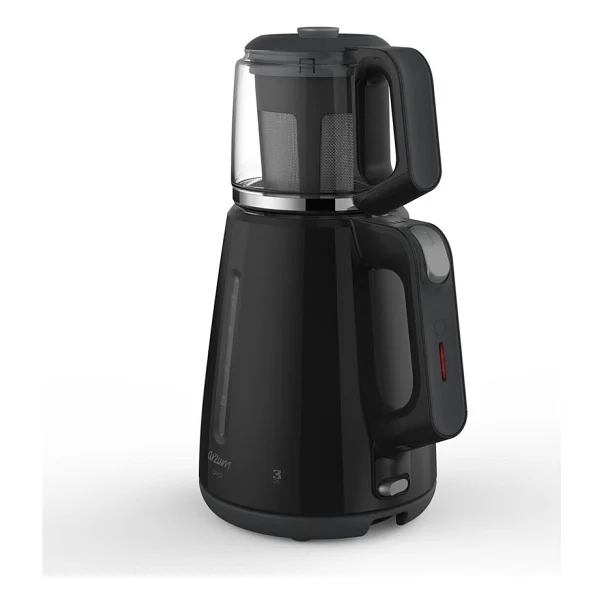Arzum AR3061 Çaycı Siyah 1700 W Cam Demlikli Çay Makinesi - Görsel 5
