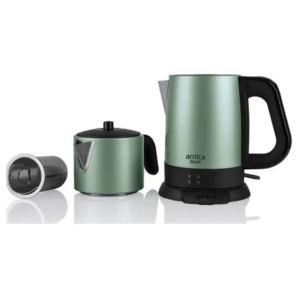 Arnica Demli IH33153 Yeşil 1800 W Çelik Çay Makinesi - Görsel 2