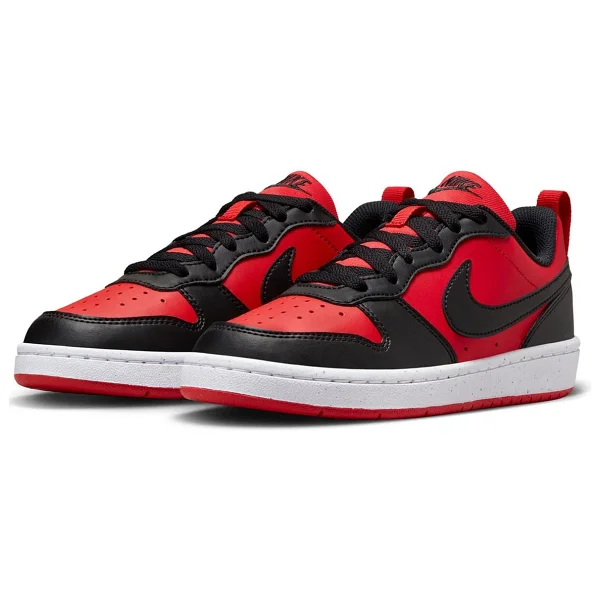 Nike Court Borough Low Recraft GS DV5456-600 Kırmızı Çocuk Spor Ayakkabı - Görsel 4