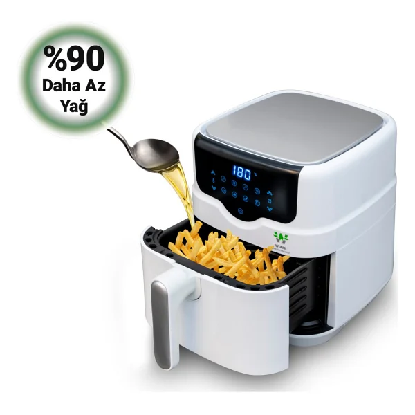 Wiami Airfryer 4.5 lt Yağsız Fritöz - Görsel 4