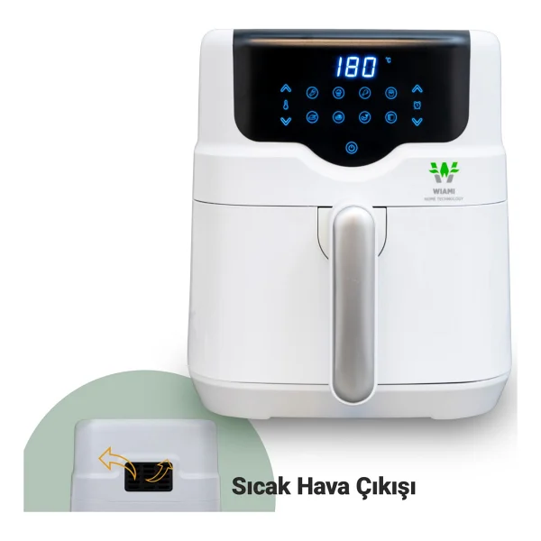 Wiami Airfryer 4.5 lt Yağsız Fritöz - Görsel 5