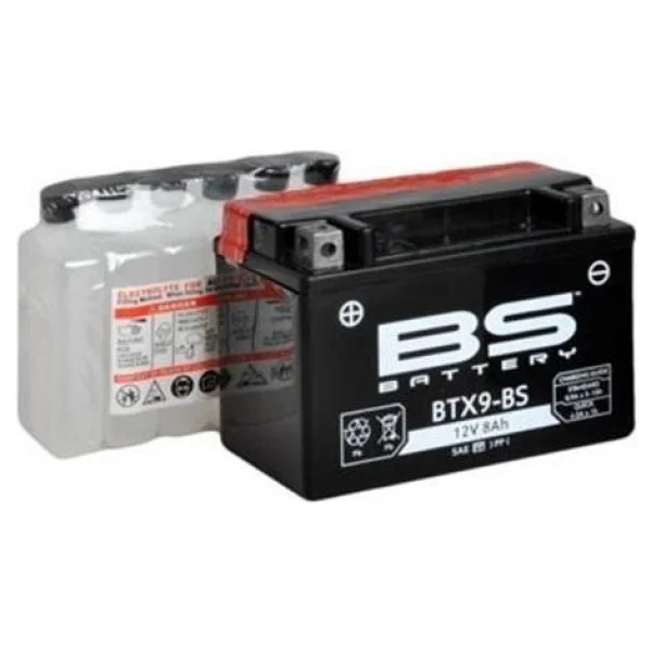 BS BTX9-BS MF 12 V 8.4 Ah 135 A EN Motosiklet Aküsü - Görsel 6
