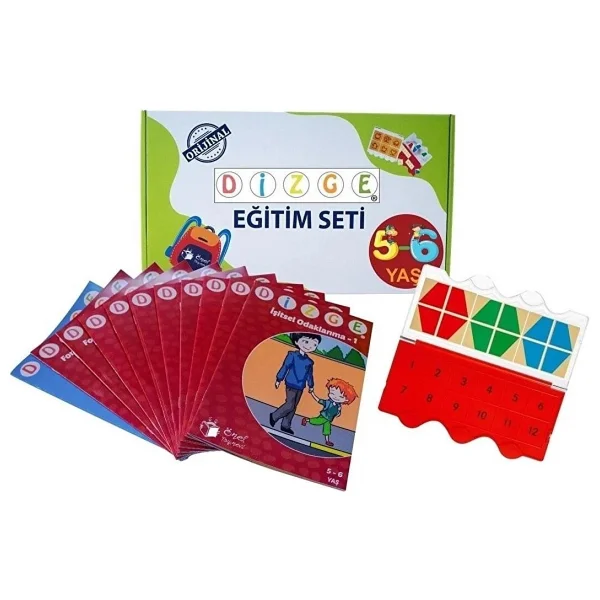 Önel Yayıncılık Dizge 5-6 Yaş Zeka Geliştirici Eğitim Seti (11 KİTAPÇIK KONTROL ARACI) Işitsel Dik - Görsel 4