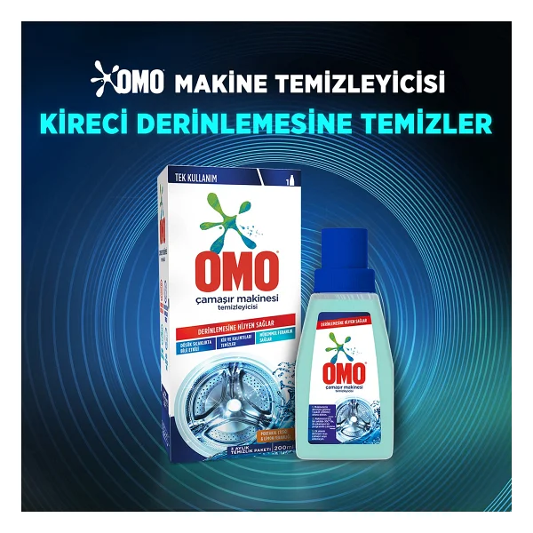 Omo Çamaşır Makinesi Temizleyicisi 200 ml - Görsel 7