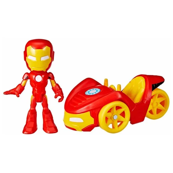 Marvel Spidey and His Amazaing Friends Araç ve Hulk Figür F7457 - Görsel 5