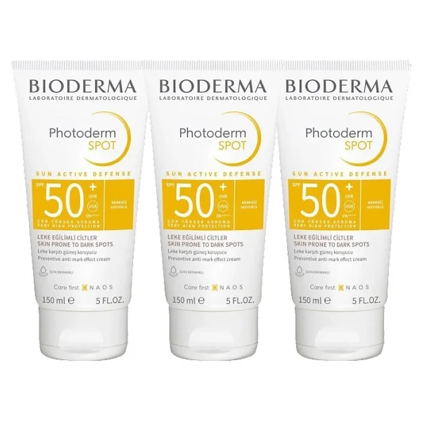 Bioderma Photoderm Spot Leke Karşıtı 150 ml 3 Adet 50 Faktör Güneş Kremi - Görsel 3